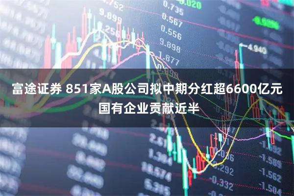 富途证券 851家A股公司拟中期分红超6600亿元 国有企业贡献近半